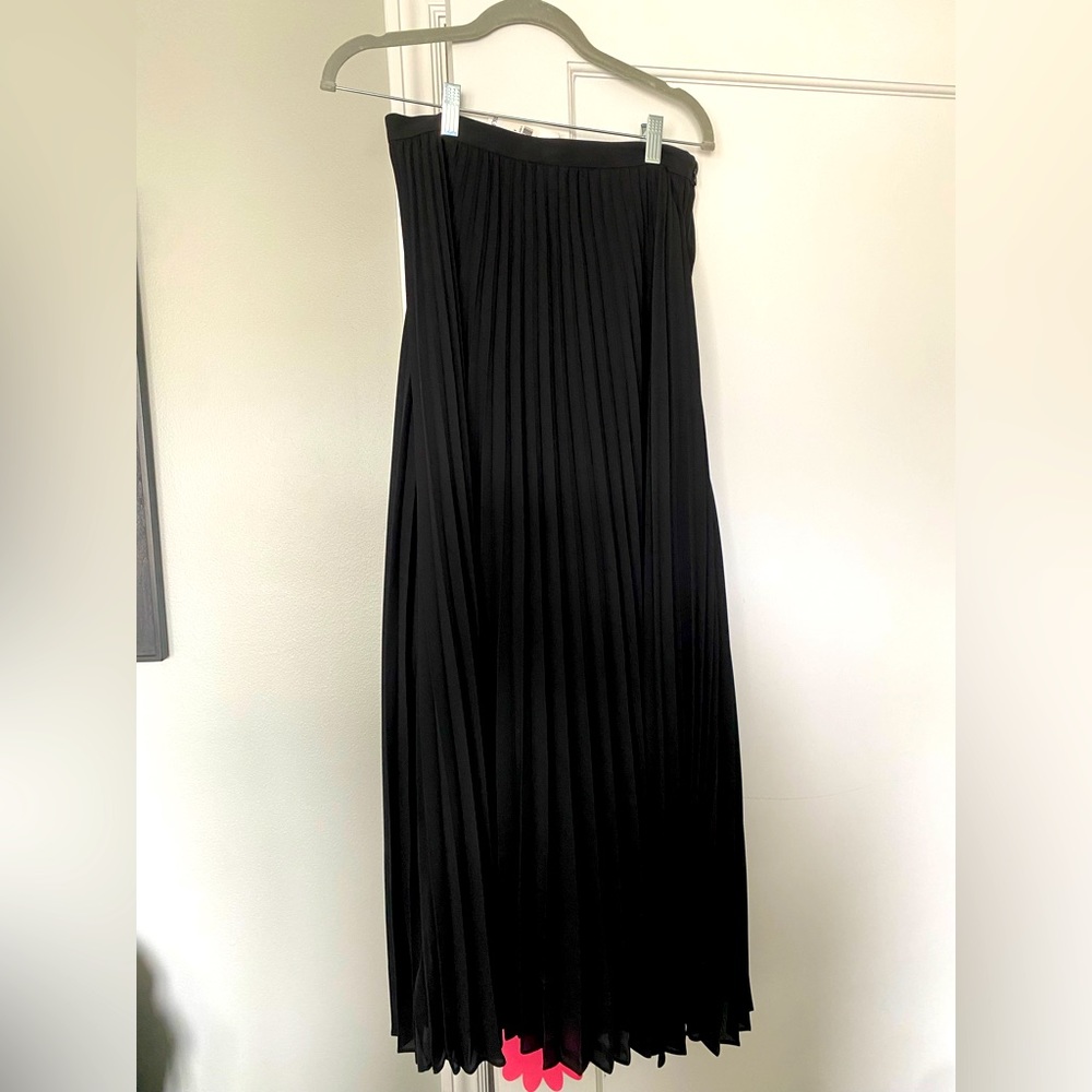Black Banana Republic Pleated Skirt
